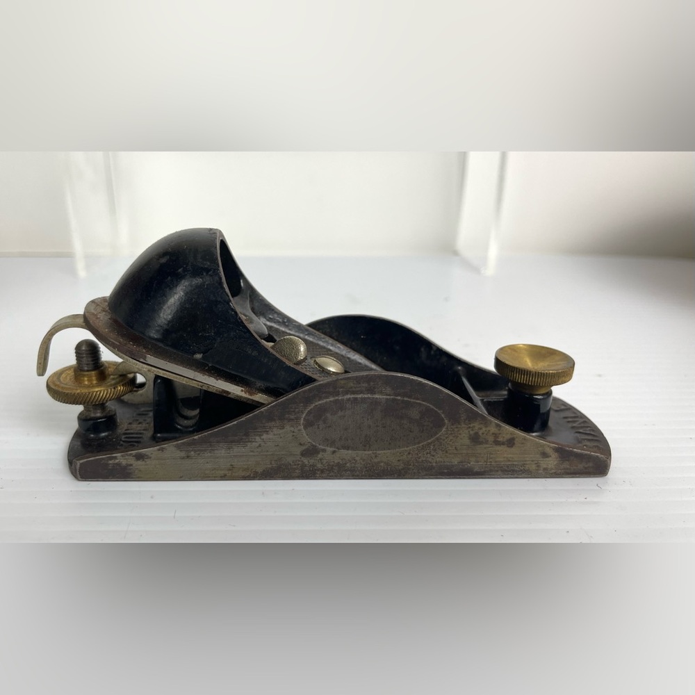 Fine Antique STANLEY No. 9-1/4 Mouth Block wood Plane - Picture 6 of 16